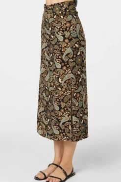 Sunni Rosalia Paisley Midi Skirts - Black | O'Neill