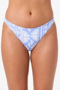 Surf Abstract Flamenco Revo Cheeky Bottoms - Azurine | O'Neill
