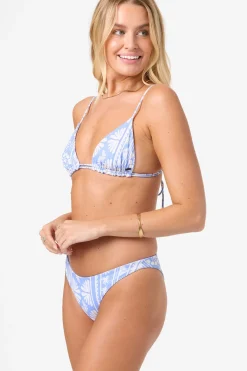 Surf Abstract Flamenco Revo Cheeky Bottoms - Azurine | O'Neill