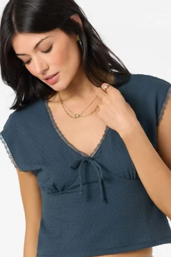 Tamilyn Short Sleeve Top - Slate | O'Neill