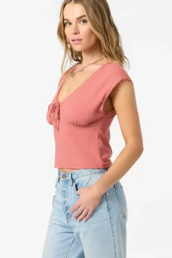 Tamilyn Short Sleeve Top - Canyon Rose | O'Neill