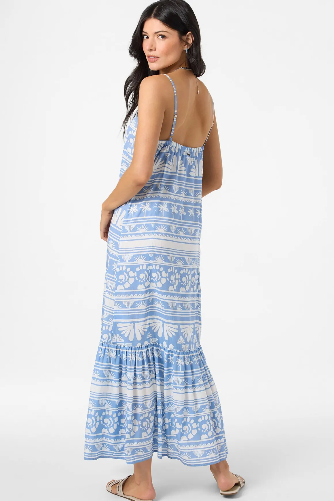 Tasmin Abstract Dress Midi Dress - Azurine | O'Neill