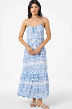 Tasmin Abstract Dress Midi Dress - Azurine | O'Neill