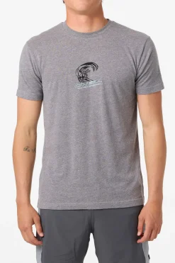 Team Spike Standard Fit Tee - Heather Grey | O'Neill
