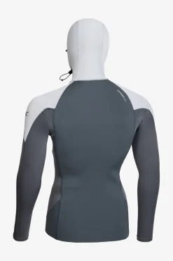 Thinskins Neo-Skins Long Sleeve W/hood - Graph Grey | O'Neill