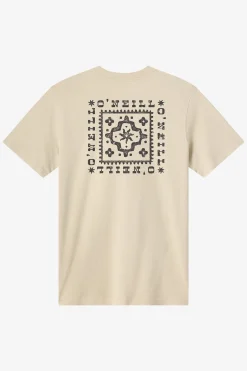 Tile Classic Tee Standard Fit Tee - Lt Khaki | O'Neill