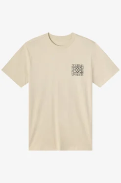 Tile Classic Tee Standard Fit Tee - Lt Khaki | O'Neill