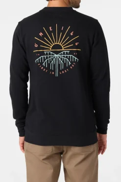 Timeout Crew Crew Neck Fleece - Black | O'Neill