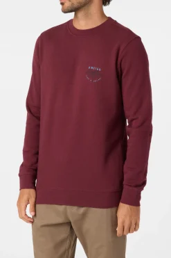 Timeout Crew Crew Neck Fleece - Burgundy | O'Neill