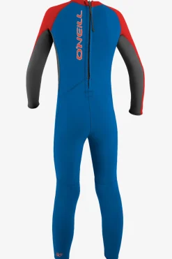 Toddler Reactor-2 2MM Back Zip Full - Ocean/graph/red | O'Neill