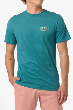 Triple Stack Classic Tee Standard Fit Tee - Hydro | O'Neill