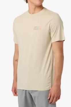 Triple Stack Classic Tee Standard Fit Tee - Lt Khaki | O'Neill