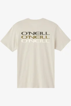 Triple Stack Standard Fit Tee - Lt Khaki | O'Neill