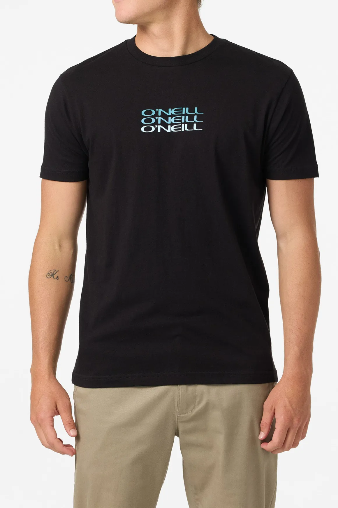 Triple Stack Standard Fit Tee - Black | O'Neill