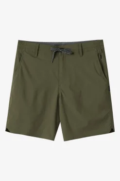TRVLR Halfback Hybrid 18"'' Hybrid Shorts - Dark Olive | O'Neill