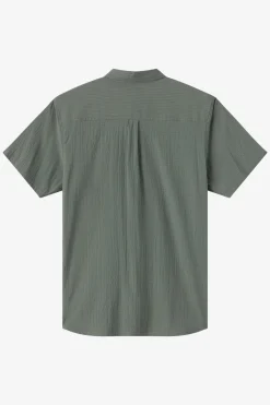 TRVLR Perforated Standard Woven Shirt Standard Fit Shirt - Dark Olive | O'Neill