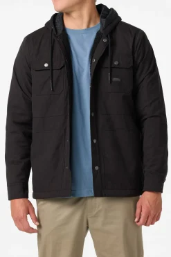 TRVLR Royce Hooded Jacket - Black | O'Neill