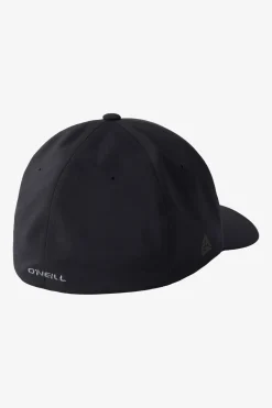 TRVLR Stretch Fitted Fitted Hat - Black | O'Neill