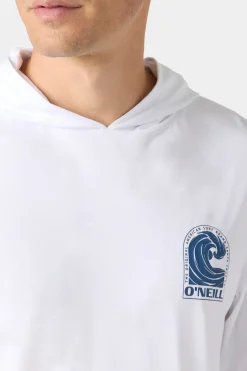 TRVLR Upf Hooded - Swell Long Sleeve Pullover - White | O'Neill