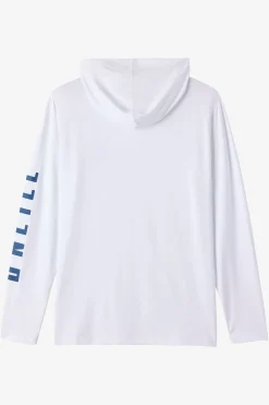 TRVLR Upf Hooded - Swell Long Sleeve Pullover - White | O'Neill
