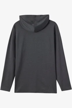 TRVLR Upf Hooded Ls - Blaze Long Sleeve Pullover - Hthr Blk 2 | O'Neill