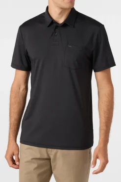 TRVLR Upf Polo Standard Fit Polo - Black | O'Neill
