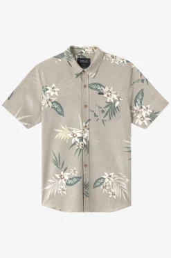 TRVLR Upf Traverse Hawaii Shirt - Khaki | O'Neill