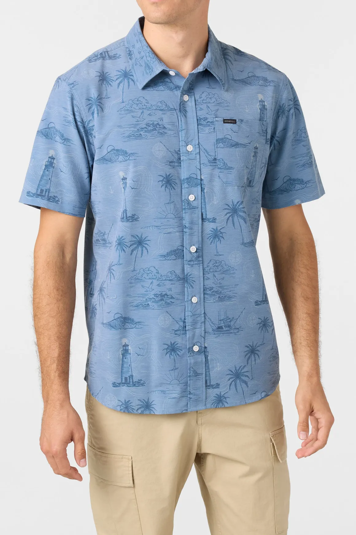 TRVLR Upf Traverse Relaxed Relaxed Fit Shirt - Blue Mirage | O'Neill