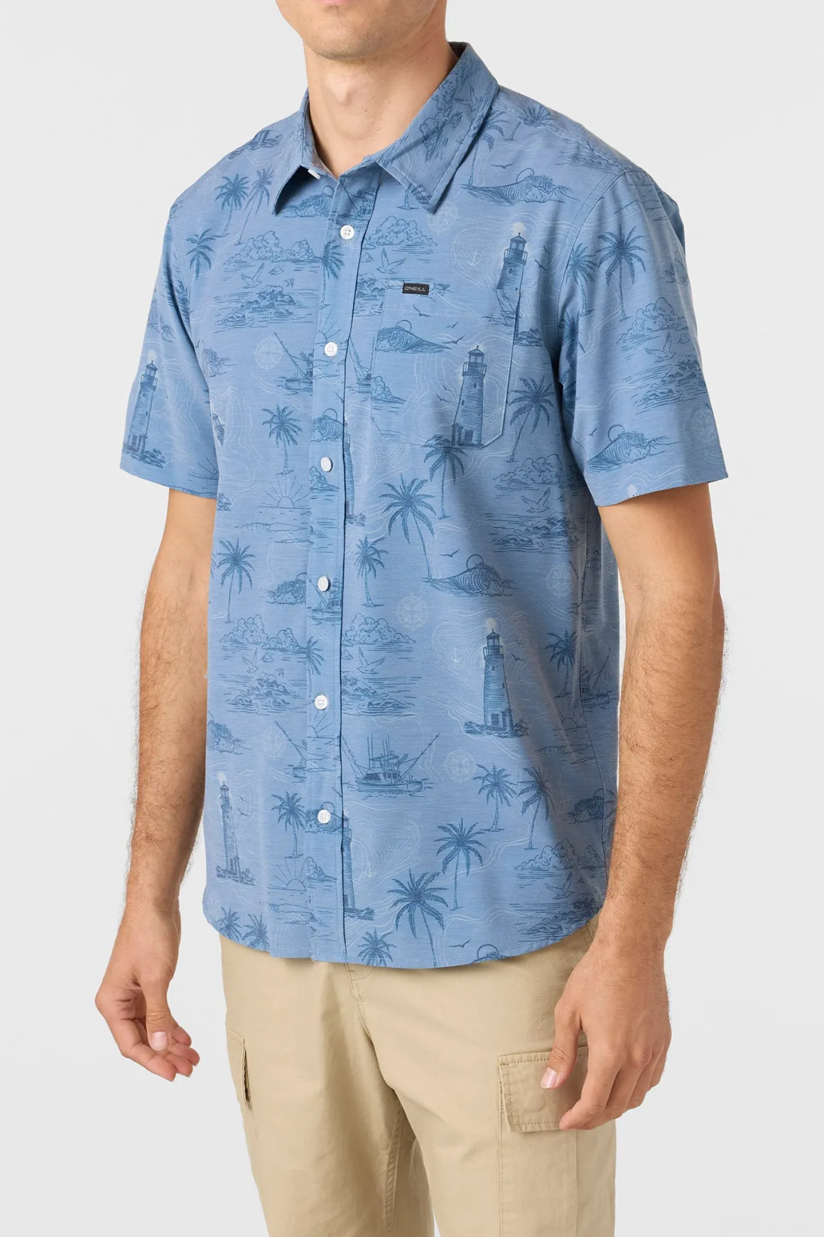 TRVLR Upf Traverse Relaxed Relaxed Fit Shirt - Blue Mirage | O'Neill