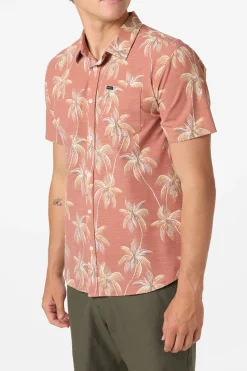 TRVLR Upf Traverse Slub Standard Standard Fit Shirt - Baked Clay | O'Neill