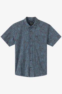 TRVLR Upf Traverse Standard Woven Shirt Standard Fit Shirt - Dark Shadow | O'Neill