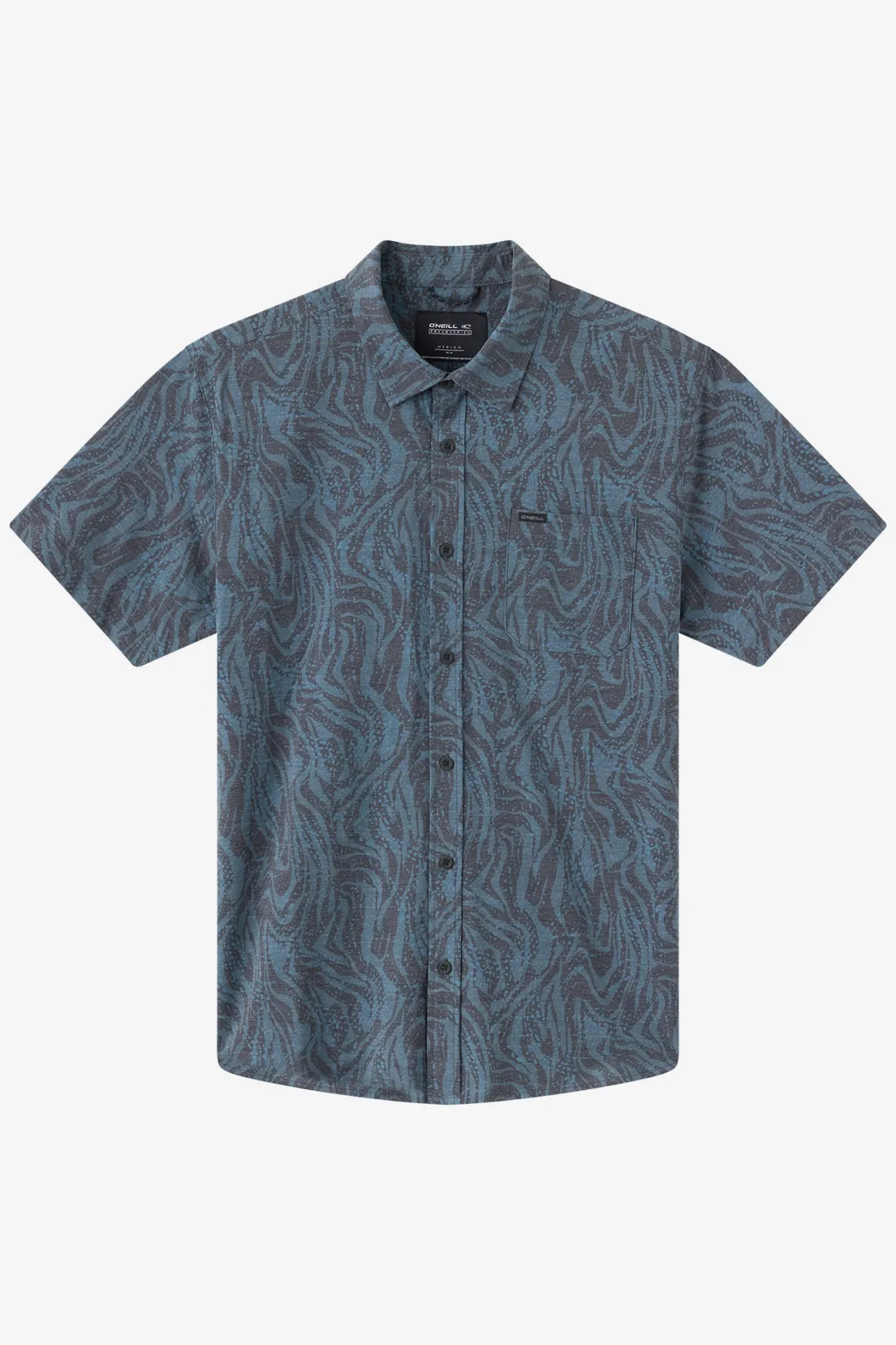 TRVLR Upf Traverse Standard Woven Shirt Standard Fit Shirt - Dark Shadow | O'Neill
