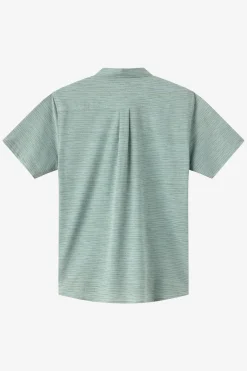 TRVLR Upf Traverse Stripe Standard Woven Shirt Standard Fit Shirt - Sage | O'Neill
