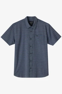 TRVLR Upf Traverse Stripe Standard Standard Fit Shirt - Black 2 | O'Neill