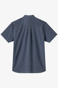 TRVLR Upf Traverse Stripe Standard Standard Fit Shirt - Black 2 | O'Neill
