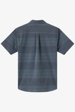 TRVLR Upf Traverse Stripe Standard Fit Shirt - Black | O'Neill