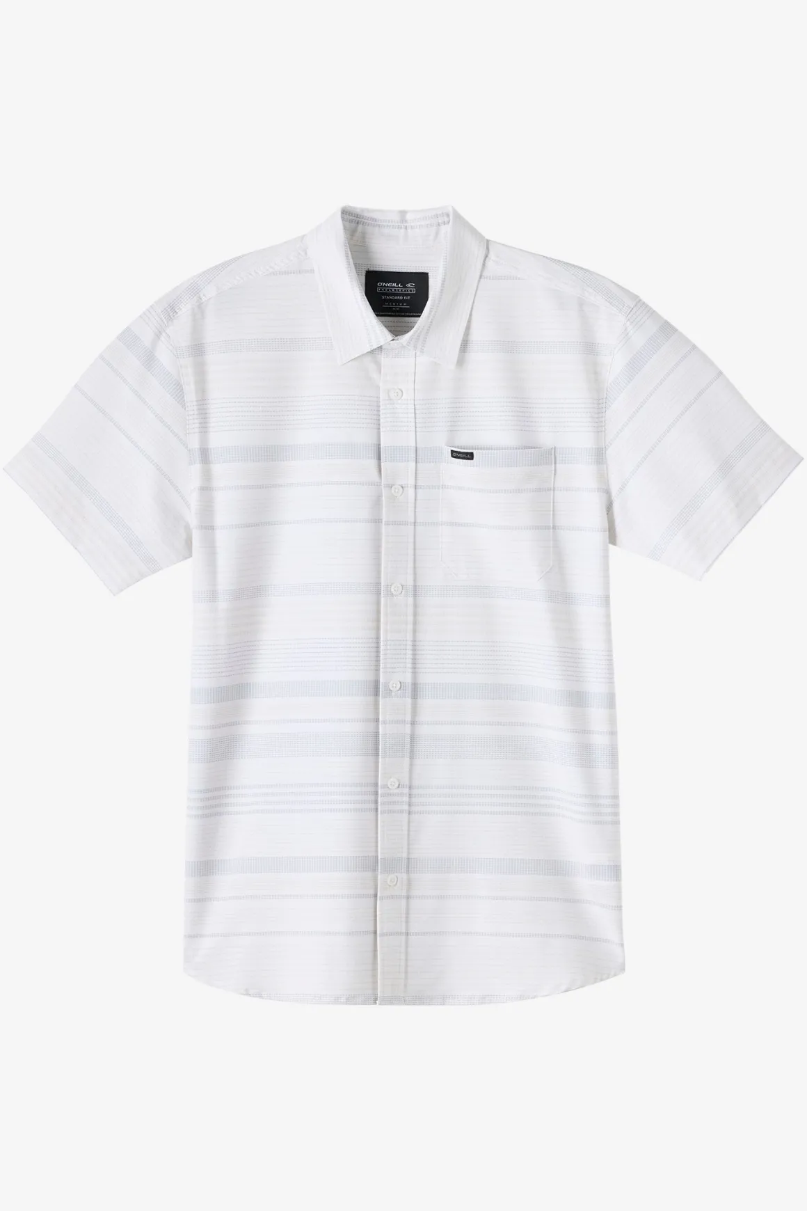 TRVLR Upf Traverse Stripe Standard Standard Fit Shirt - Natural 2 | O'Neill