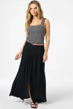 Tryston Skirt Midi Skirts - Black | O'Neill