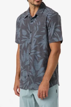 Upf Slub Relaxed Wvn Shirt Relaxed Fit Shirt - Black | O'Neill