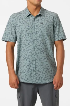 Upf Slub Relaxed Wvn Shirt Relaxed Fit Shirt - Dark Shadow | O'Neill