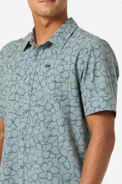 Upf Slub Relaxed Wvn Shirt Relaxed Fit Shirt - Dark Shadow | O'Neill