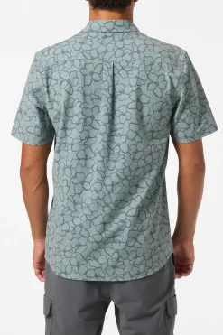 Upf Slub Relaxed Wvn Shirt Relaxed Fit Shirt - Dark Shadow | O'Neill