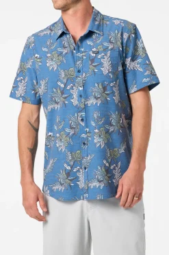 Upf Slub Relaxed Wvn Shirt Relaxed Fit Shirt - Midnight Navy | O'Neill