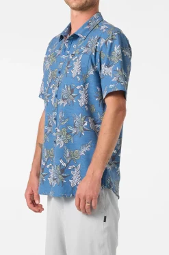 Upf Slub Relaxed Wvn Shirt Relaxed Fit Shirt - Midnight Navy | O'Neill