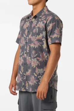 Upf Slub Standard Wvn Shirt Standard Fit Shirt - Black | O'Neill