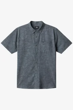 Upf Slub Standard Wvn Shirt Standard Fit Shirt - Dark Shadow | O'Neill