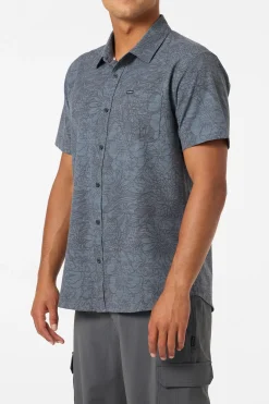 Upf Slub Standard Wvn Shirt Standard Fit Shirt - Dark Shadow | O'Neill