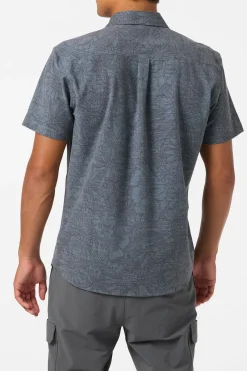 Upf Slub Standard Wvn Shirt Standard Fit Shirt - Dark Shadow | O'Neill