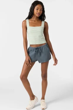 Vanessa Stripe Sleeveless Top - Seafoam | O'Neill