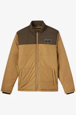 Vista Quilted Jacket - Dark Khaki | O'Neill